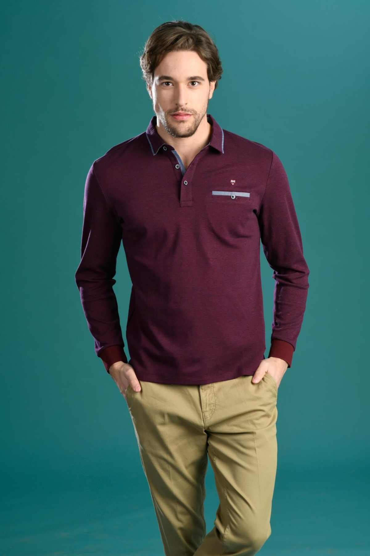 POLO JASPE HOMBRE 551ALYA