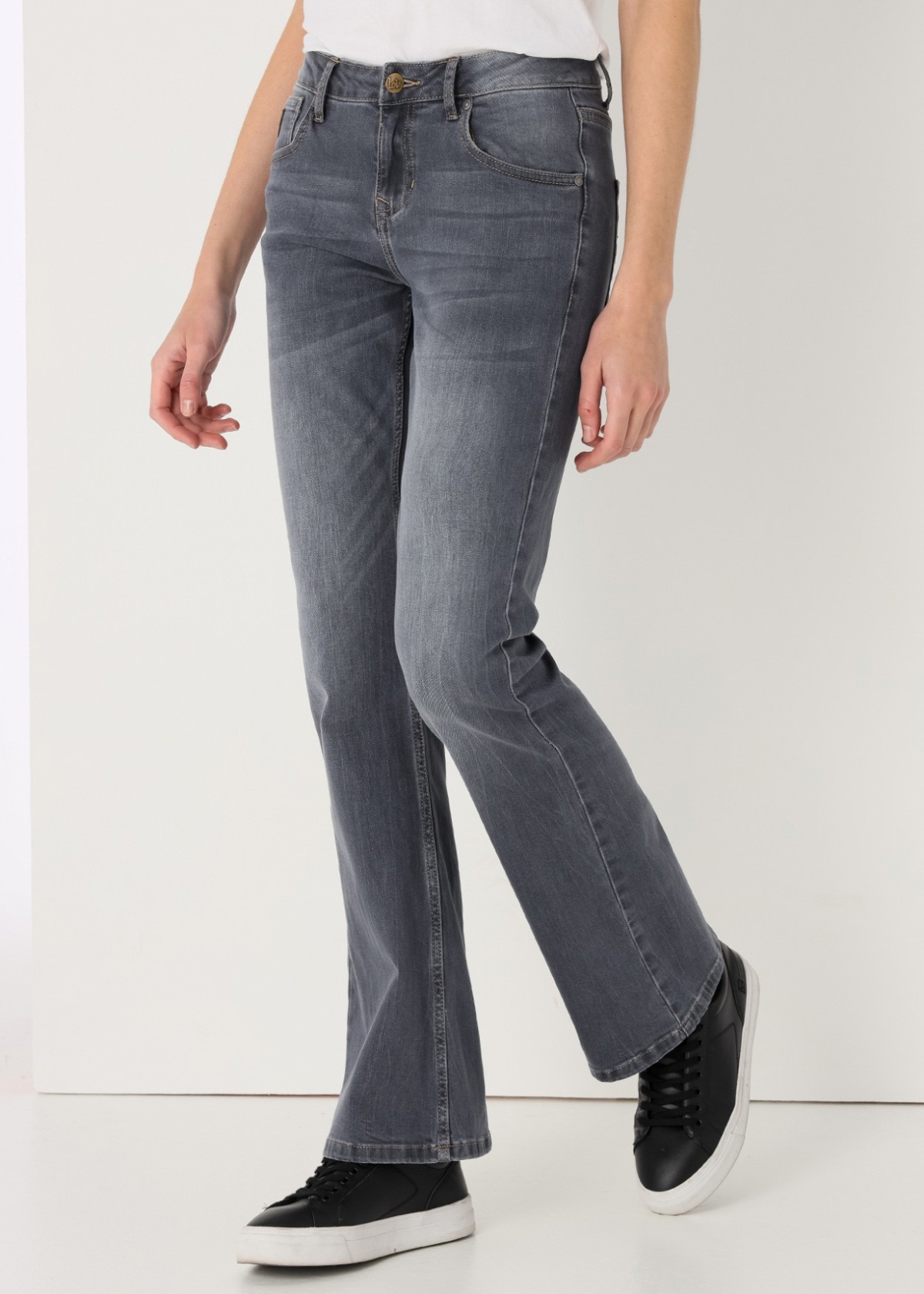 VAQUERO MUJER PATA TROMPETA GRIS DIZZY MAYA LOIS 139949