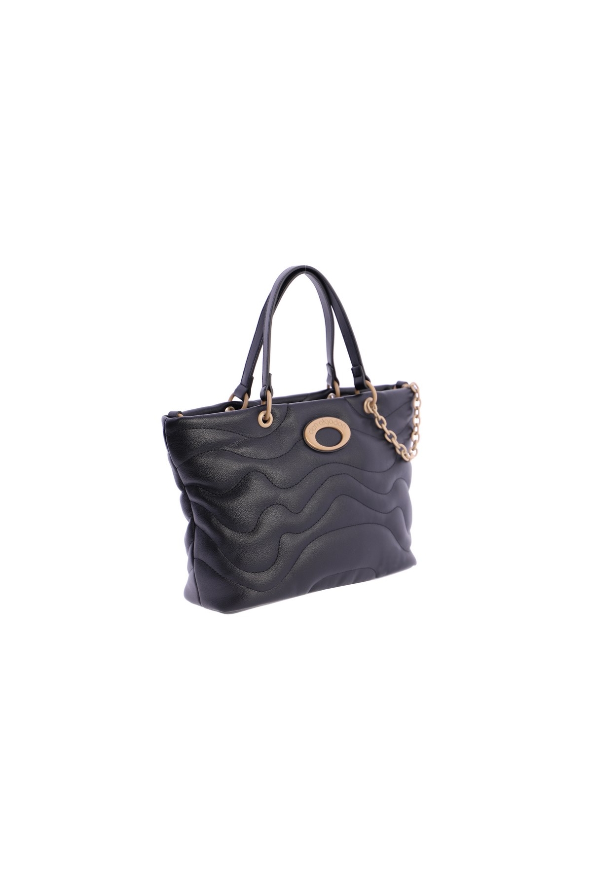 BOLSO SHOPPER DE MANO NEGRO DON ALGODON 7857