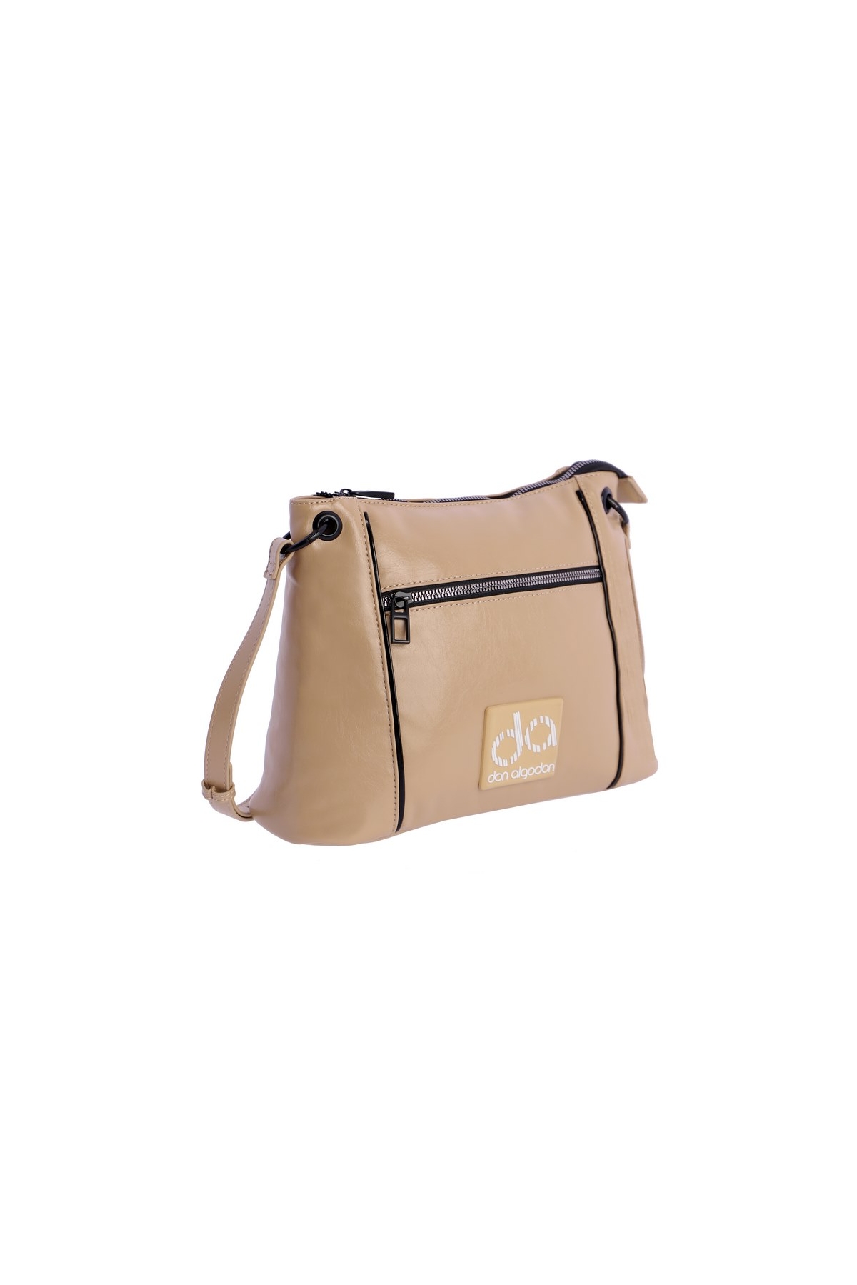 BOLSO BEIG CHAROL BANDOLERA DON ALGODON 7842