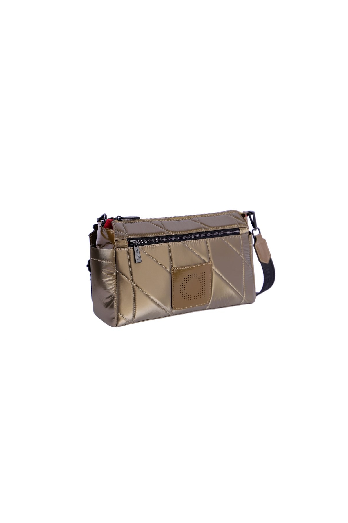 BOLSO BRILLO BAGETE BANDOLERA AMICHI OQI5320